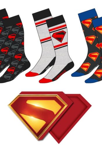 DC Comics Socks 3-Pack Superman 38-45