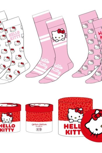 Sanrio Socks 3-Pack Hello Kitty 36-43