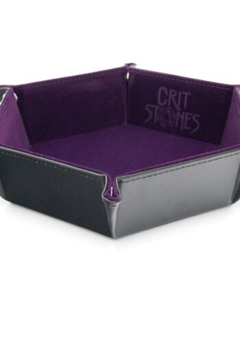 CritStones Folding Dice Tray Purple