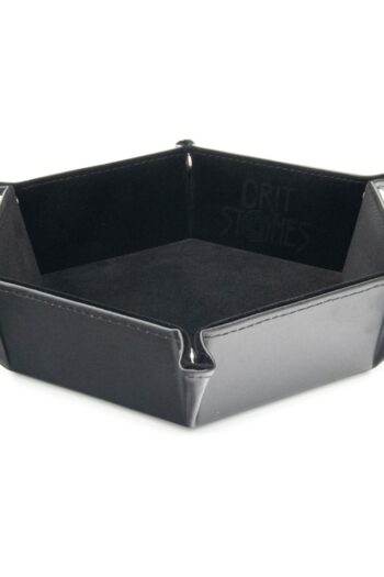 CritStones Folding Dice Tray Black