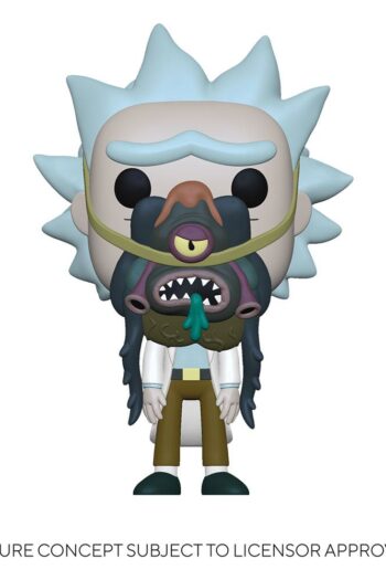 Rick & Morty POP! Animation Vinyl Figure Rick w/ Glorzo 9 cm