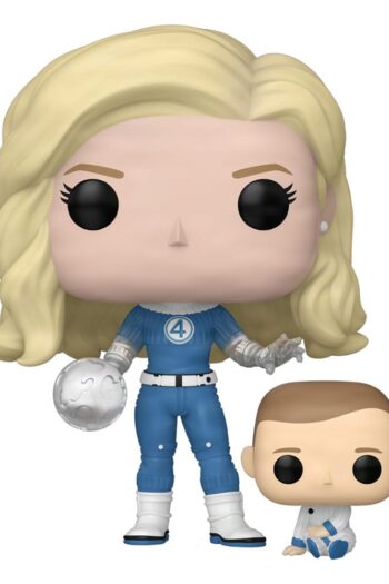 The Fantastic Four: First Steps POP! & Buddy Marvel Vinyl Figure Invisible Woman & Franklin 9 cm