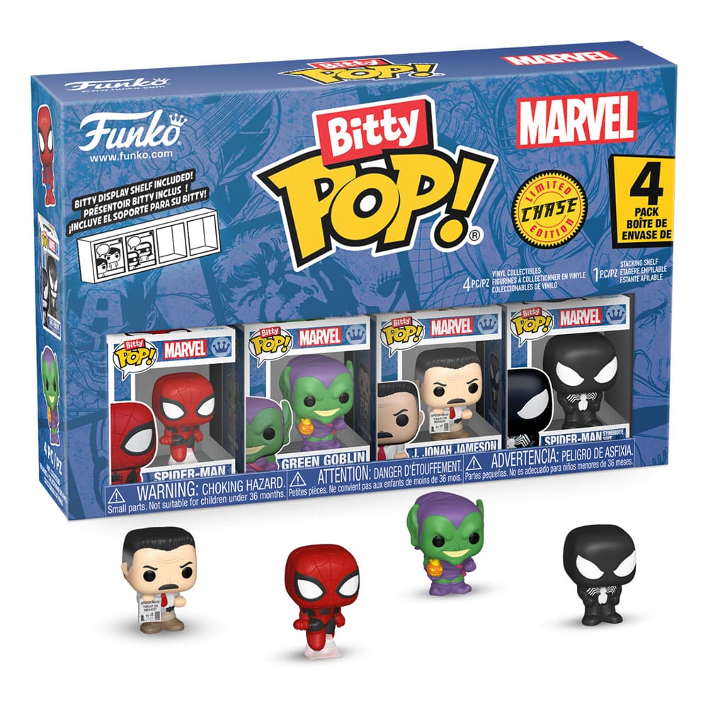 x_fk85701 Spider-Man Bitty POP! Vinyl Figure 4-Pack Series 1 2 cm - immagine 1