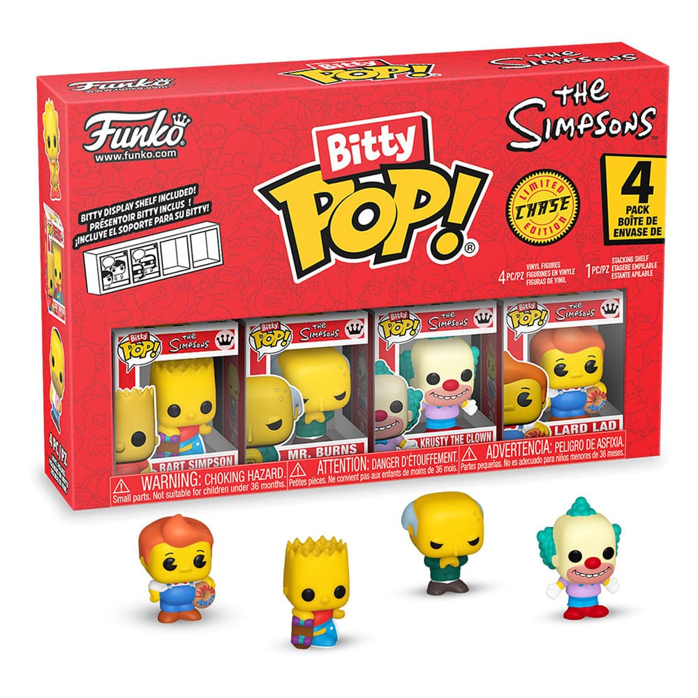 x_fk85707 The Simpsons Bitty POP! Vinyl Figure 4-Pack Series 1 2 cm - immagine 1