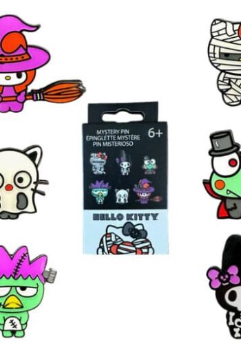 Hello Kitty by Loungefly Enamel Pins Blind Box Halloween Display (12)