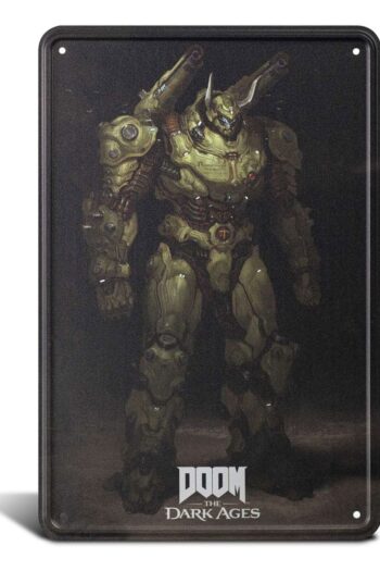 Doom The Dark Ages Metal Sign Atlan 20 x 30 cm