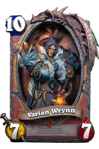 Hearthstone 3D Art Frame Statue Varian Wrynn 31 cm
