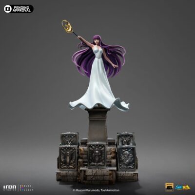 Saint Seiya Deluxe Art Scale Statue 1/10 Saori Kido 51 cm Athena lady Isabel by Iron Studios - immagine 9