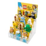 LEGO Acryl Counter Display with 12 Light-Up Keychains
