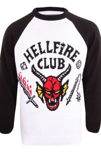 Stranger Things Sweatshirt Christmas Jumper Hellfire Club Size L