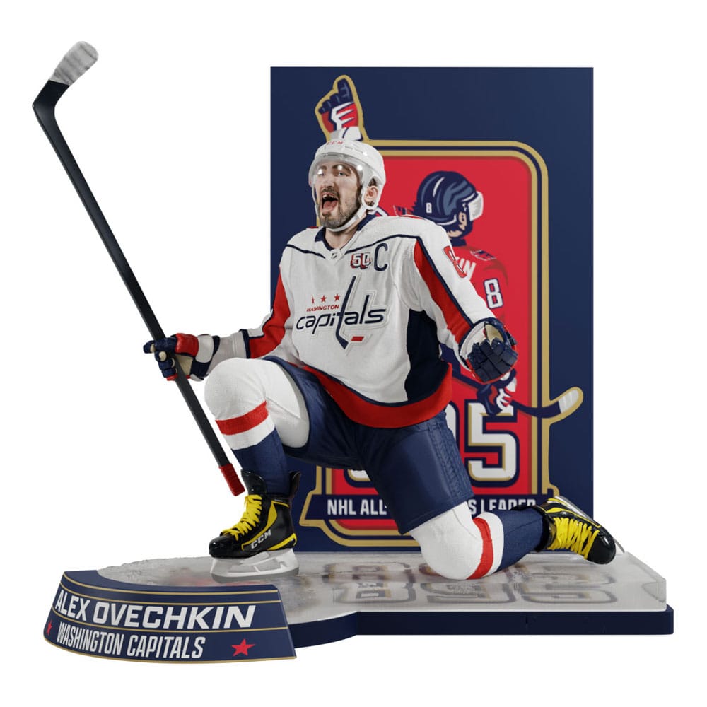 x_mcf10329 NHL Statue Statue 1/6 Alex Ovechkin All Time Goals Leader 28 cm - immagine 1