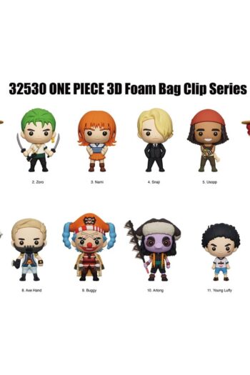 One Piece 3D PVC Bag Clips Netflix Series 1 Display (24)