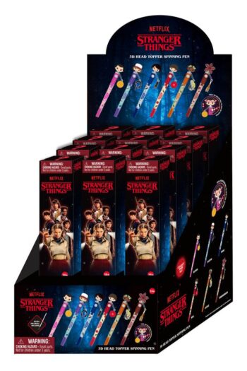 Stranger Things pen 3D Head Topper Spinning Pen