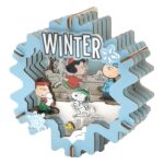 Peanuts Puremind Model Kit Wooden Theater Winter Wonderland