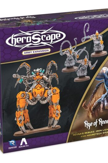 Heroscape Expansion Revna's Rebuke: Iron Lich Viscerot and Necrotech Wraithriders Army *English Version*