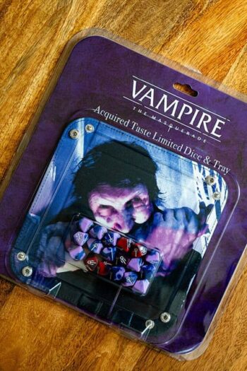 Vampire: The Masquerade 5th Edition RPG Acquired Taste Limited Dice & Tray Accessory Pack