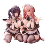 Original Character PVC Statues 1/5 2-Set Koho Miya & Otsuhane Fuwari illustration by Ninoude 18 cm