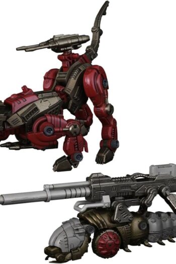 Zoids Plastic Model Kits 2-Pack 1/100 RMZ-010 Canoly Molga & Hell Cat Base Guards Sets 20 cm