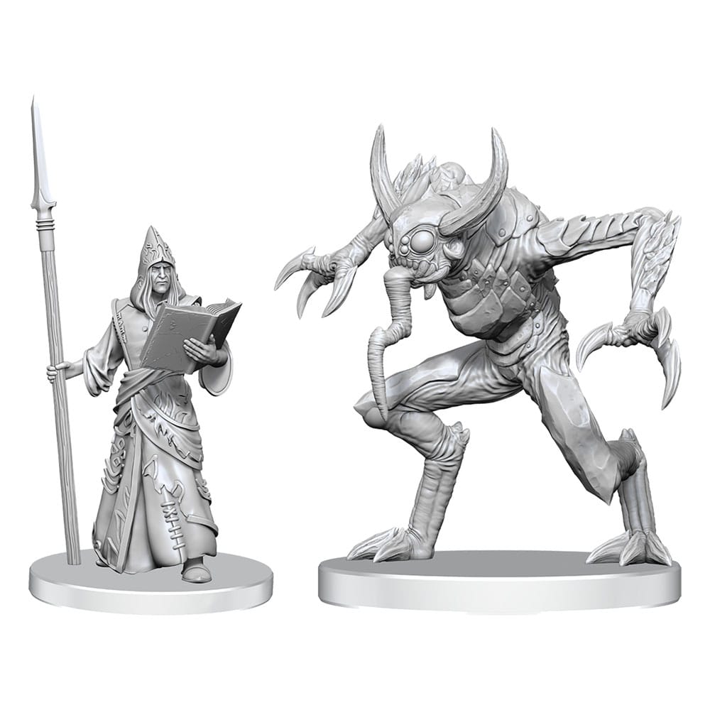 x_wiz90836 Pathfinder Deep Cuts Unpainted Miniatures Vloriak (Despoiler Demon) & Demonologist - immagine 1