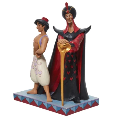 6011927 Aladdin & Jafar Good vs Evil Jim Shore Traditions Disney by Enesco - immagine 3