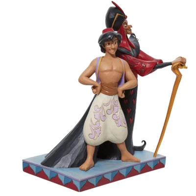 6011927 Aladdin & Jafar Good vs Evil Jim Shore Traditions Disney by Enesco - immagine 5