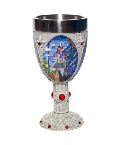 6007188 Beauty and Beast Coppa Calice Jim Shore Traditions Disney by Enesco - immagine 2