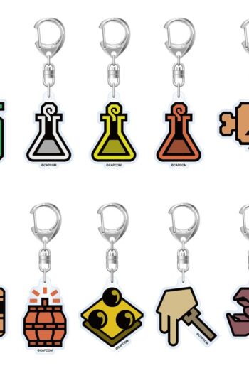 Monster Hunter Wilds Acryl Keychains Item Icon 6 cm  Assortment (10)