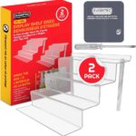 Evoretro Acrylic Shelf Riser 2-Pack RS6