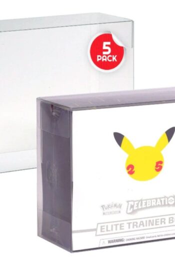 PET Protectors 5-Pack for Booster Boxes / Elite Trainer Boxes Ver. 2