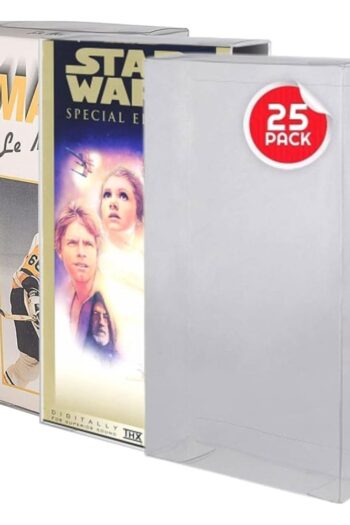 PET Protectors 25-Pack for VHS