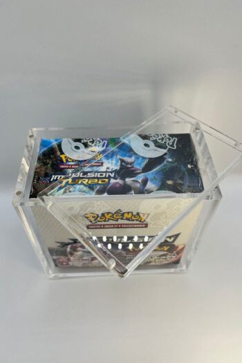 Evoretro Acrylic Display Case for Booster Boxes / Elite Trainer Boxes Ver. 2 Magnetic
