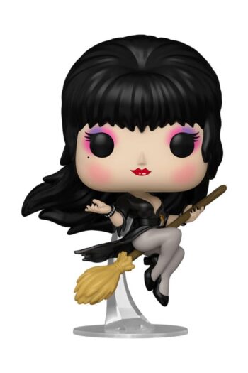 Elvira POP! Icons Vinyl Figure Elvira Broom 9 cm