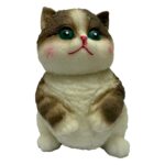 Fun Maker Squishy Fidget Toy Dark Brown Cat 11 cm