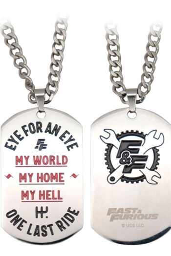 Fast & Furious Dog Tags with ball chain