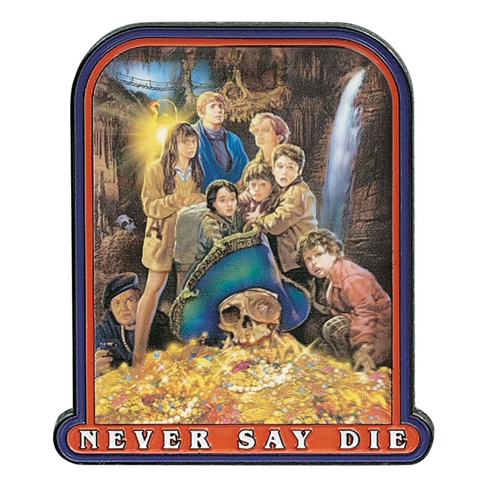 x_fntk-z-goo12 The Goonies Pin Badge 40th Anniversary Never Say Die - immagine 1