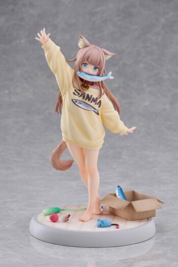 My Cat Is a Kawaii Girl Statue 1/6 Kinako Play With Ver. AmiAmi Limited Edition 21 cm