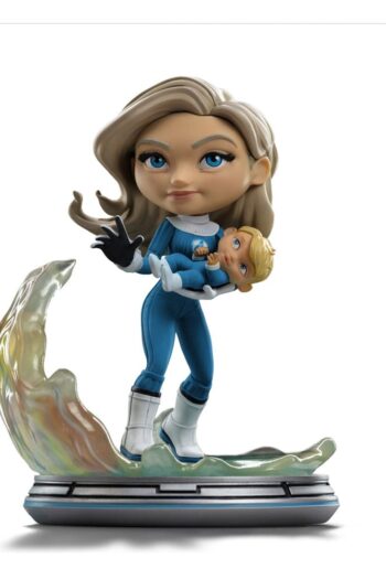 Fantastic Four Mini Co. PVC Figure Invisible Woman and Franklin 15 cm
