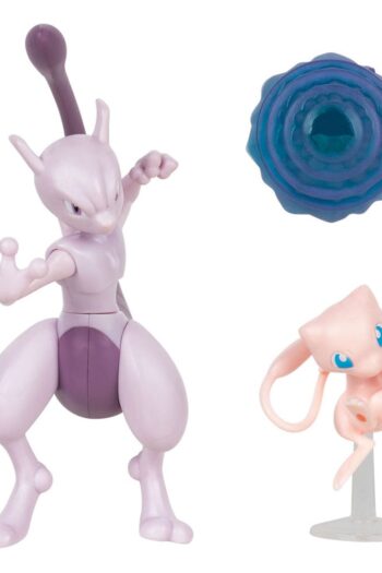 Pokémon Figure 2-Pack Mewtwo 10 cm & Mew 5 cm