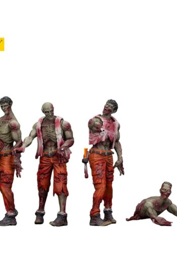 Zombie Dark Source Action Figures 4-Pack Mechanic Team 8 cm