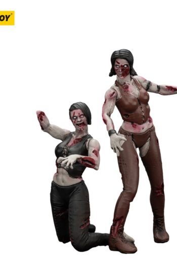 Zombie Dark Source Action Figures 2-Pack Female wrestlers 8 cm