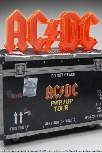 AC/DC Rock Ikonz On Tour Statue PWR UP Tour Road Case