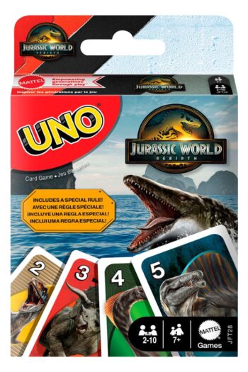 Jurassic World Rebirth UNO Card Game