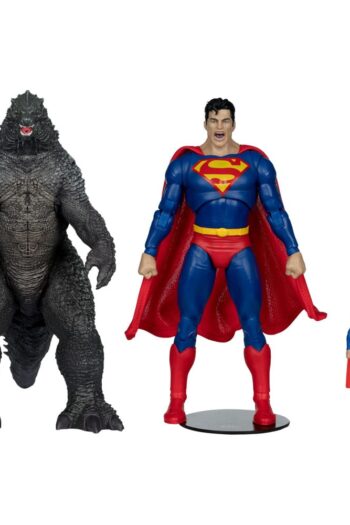 DC Justice League Monsterverse DC Multiverse Action Figures 2-Pack Superman Vs. Godzilla 30 cm