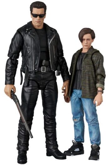 Terminator 2 MAFEX Action Figure T-800 (T2 Ver.) & John Connor 16 cm