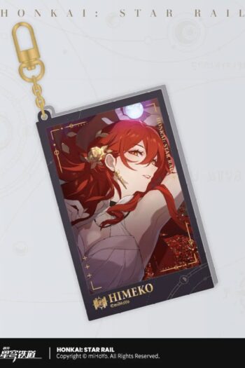 Honkai: Star Rail Countdown Departure Series Acrylic Keychain Himeko Glitter 9 cm