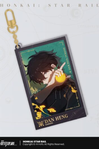 Honkai: Star Rail Countdown Departure Series Acrylic Keychain Dan Heng Glitter 9 cm