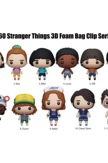 Stranger Things 3D PVC Bag Clips Series 3 Display (24)