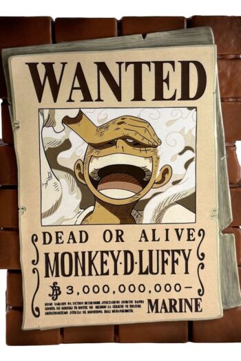 One Piece Coin Bank Luffy Wanted