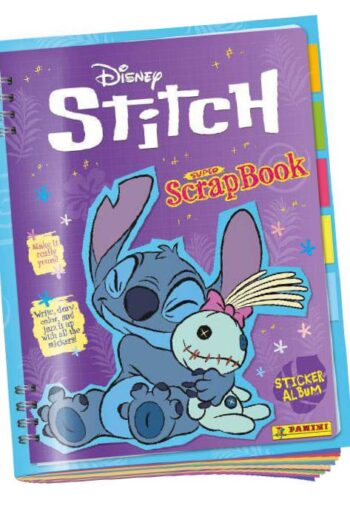 Stitch Super ScrapBook Sticker Collection Album *German Version*