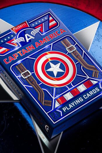 Captain America Playing Cards Patriotic Design